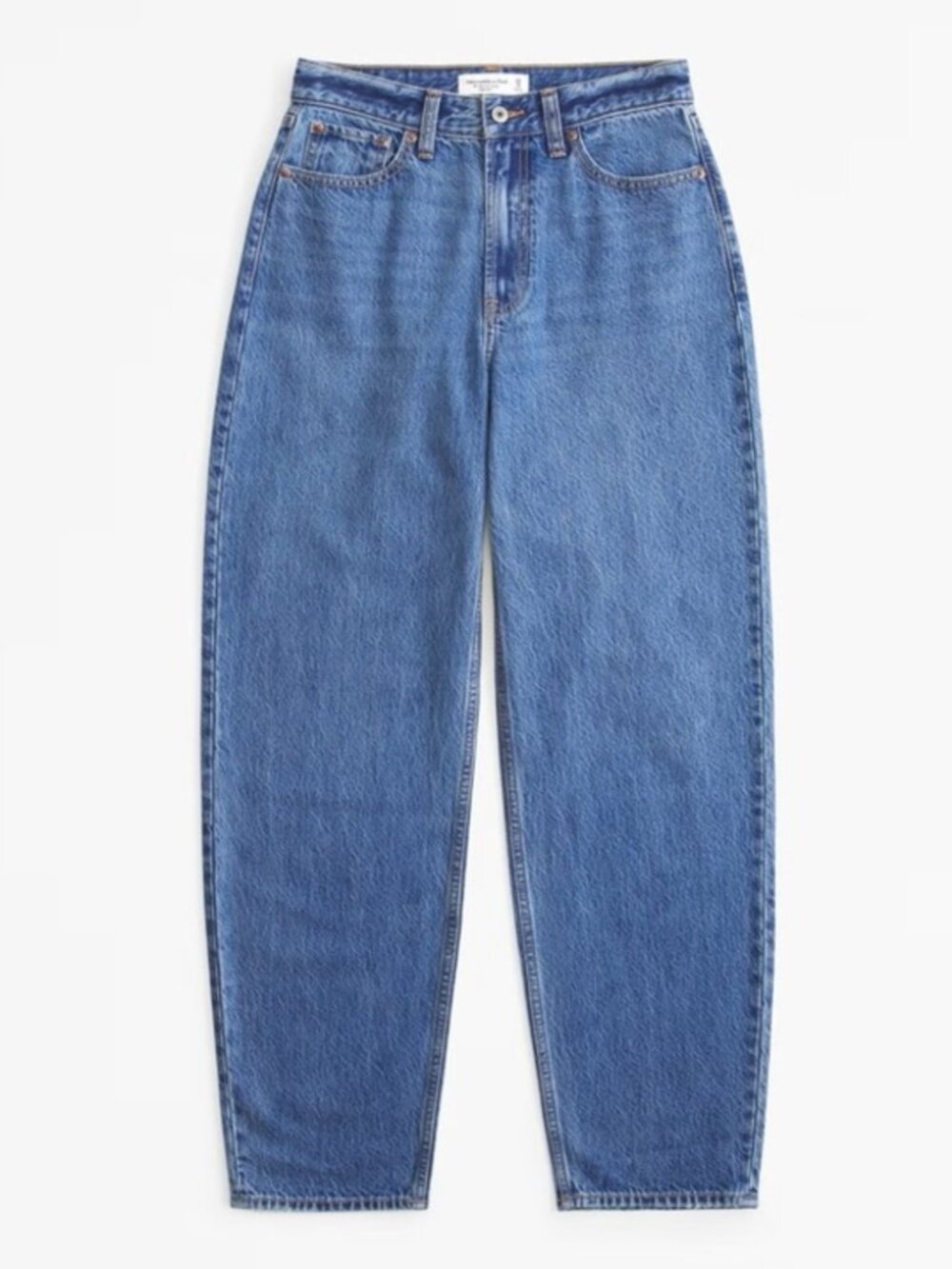 Abercrombie High Rise Tapered Loose Jean - Size 14 Short (32)